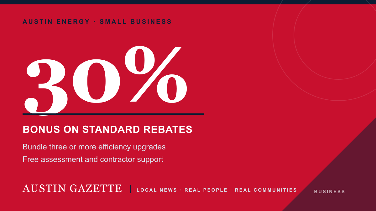 Austin Energy expands rebates for small business efficiency upgrades — Austin news photo